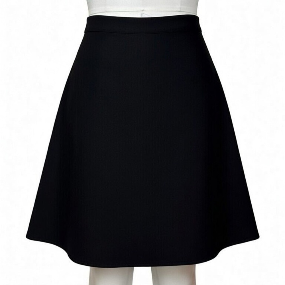 Taubers Black all year round wool flair skirt Black sz 4